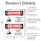 Signmission Look Out For Forklifts Bilingual, 7 in W x Rectangle, Aluminum OS-2PACK-DS-A-710-VS-1440 - alternate 5